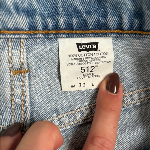 SOLD VINTAGE LEVI 512 DENIM SHORT - Picture 6 of 8